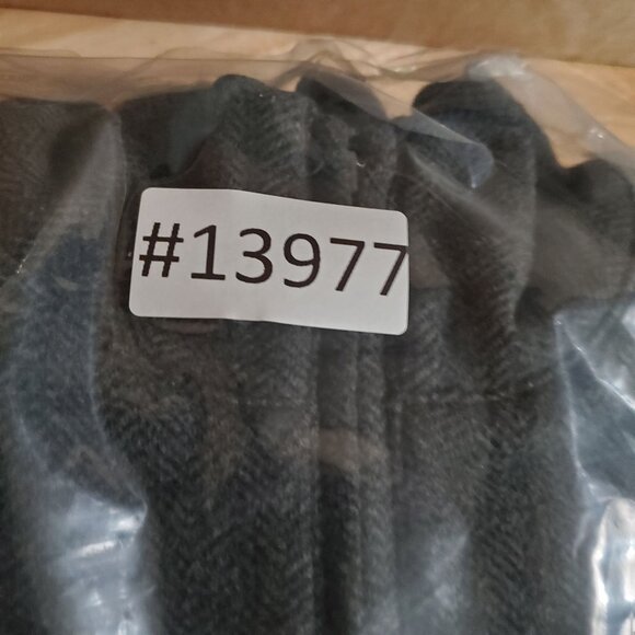 Carnoustie Jacket Mens XL Herringbone Gray Full Zip Vest - Picture 6 of 6